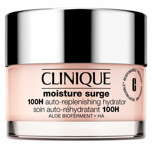 Clinique Moisture Surge 100H Auto-Replenishing Hydrator Oil Free Face Moisturizer With Hyaluronic Acid For All Skin Types 50ml