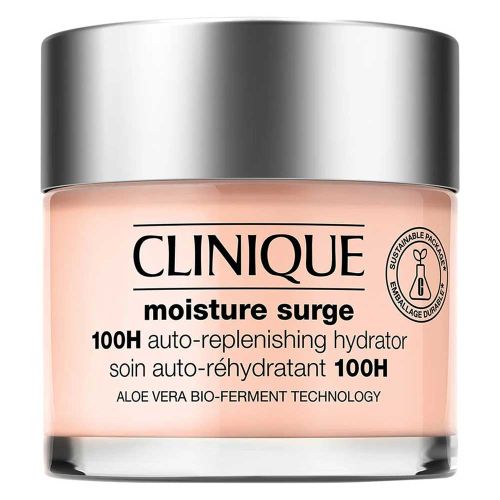 Clinique Moisture Surge 100H Auto-Replenishing Hydrator Oil Free Face Moisturizer With Hyaluronic Acid For All Skin Types 75ml