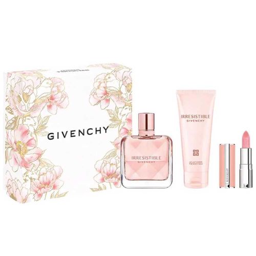 Irresitible EDP 50Ml + Body Lotion 75Ml +  Lipstick Pink No.01 Gift Set For Women
