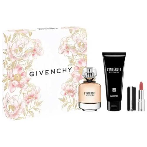 L'Interdit EDP 50Ml + Body Milk 75Ml + Lipstick No.116 Gift Set For Women