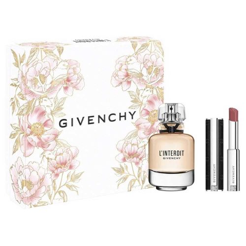 L'Interdit EDP 80Ml + Le Rouge Interdit Satin No.111 Gift Set For Women