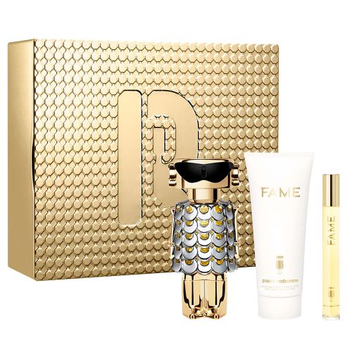 Fame EDP 80Ml + EDP 10Ml + Body Lotion 100Ml Gift Set For Women