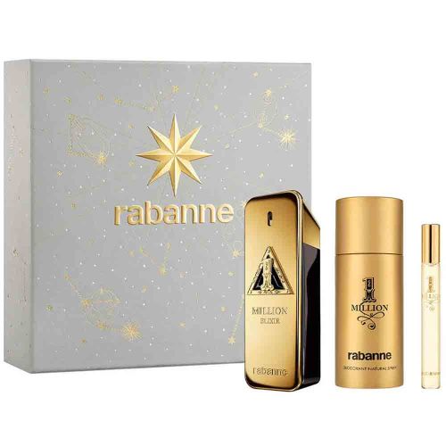 1 Million Elixir Parfum Intense 100Ml + Parfum Intense 10Ml + Deodorant Spray 150Ml Gift Set For Men