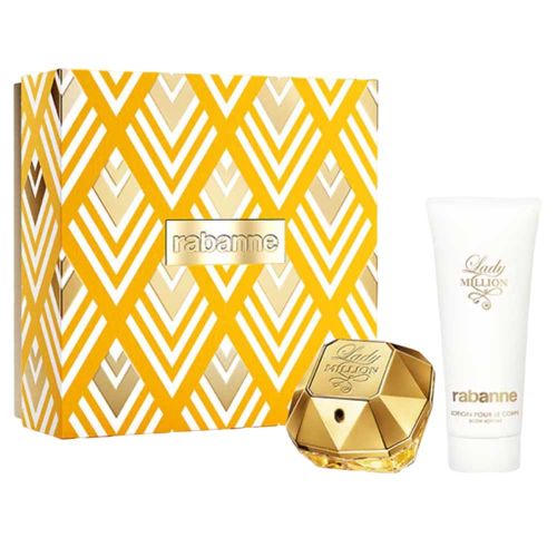 Lady Million EDP 80Ml + Body Lotion 100Ml Gift Set For Women