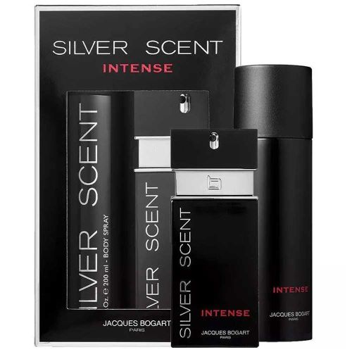 Silver Scent Intense EDT 100Ml + Body Spray 200Ml Gift Set For Men