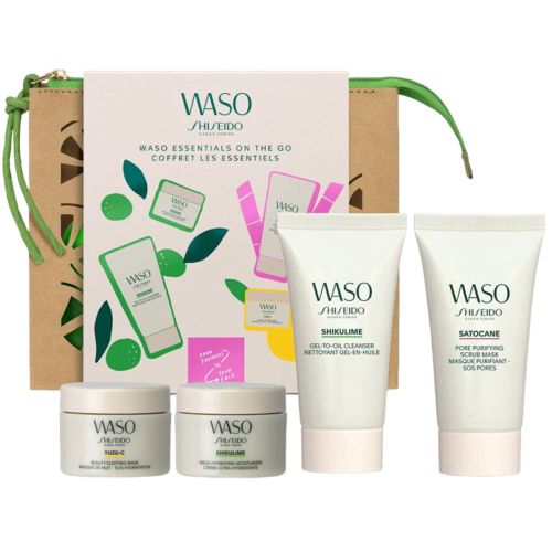 Shiseido Waso Essentials On The Go  4Pc Set