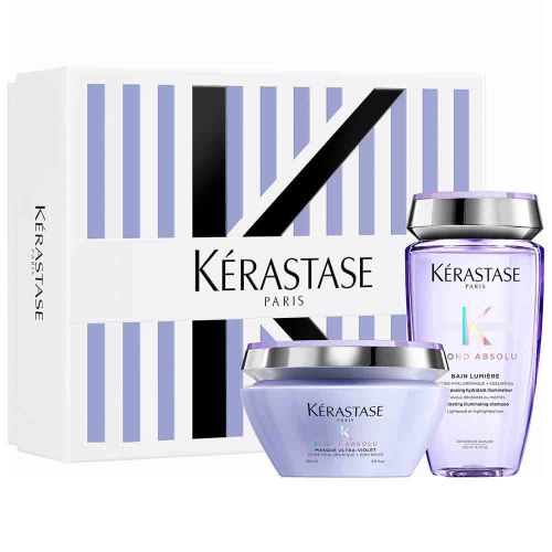 Kerastase Blond Masque Spring Bain Lumiere Shampoo & Ultra-Violet Masque  Gift Set