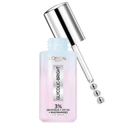 L'oreal Glycolic Bright Dark Circles Eye Serum 20Ml