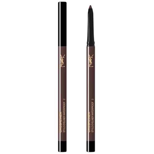 Yves Saint Laurent Ladies Crushliner Stylo Waterproof Eyeliner 2 Dark Brown