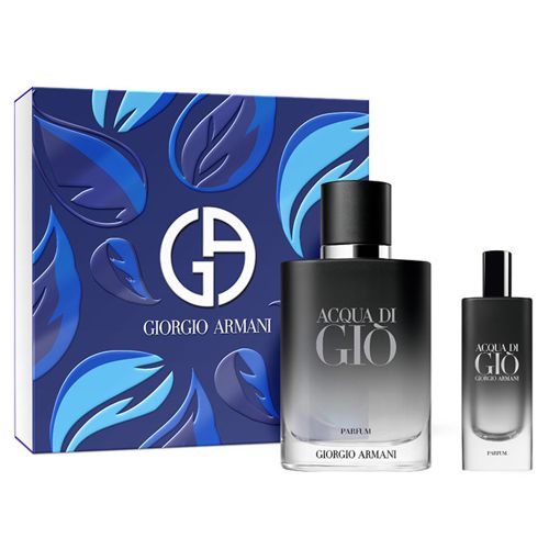 Acqua Di Gio Parfum 100Ml + Parfum 15Ml Gift Set For Men