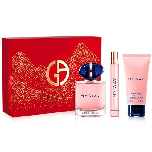 My Way EDP 90Ml + EDP 10Ml + Body Lotion 50Ml Gift Set For Women