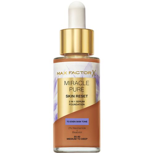 Max Factor Miracle Pure 2 in1 Skin Reset Serum Foundation 60-80 Light to Medium