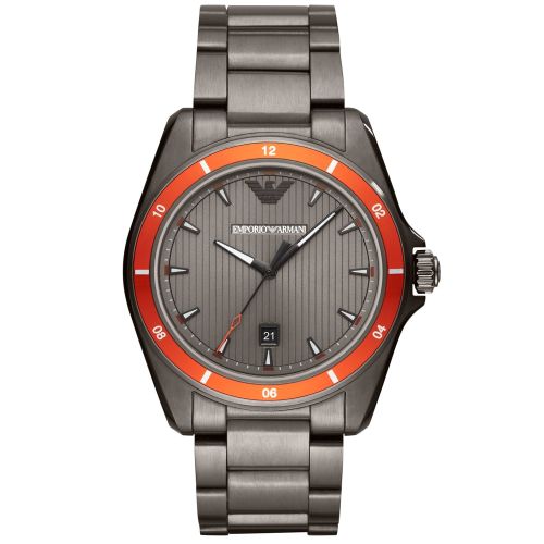 Emporio Armani AR11178 Men's Watch 44 Mm Gray 