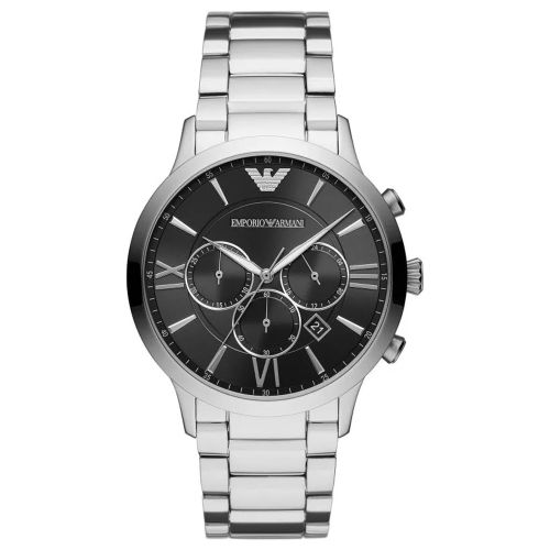 Emporio Armani AR11208 Men's Watch 44 Mm Silver