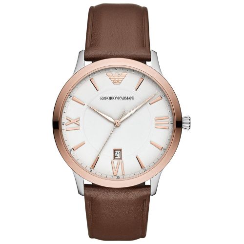 Emporio Armani AR11211 Men's Watch 43 Mm Brown