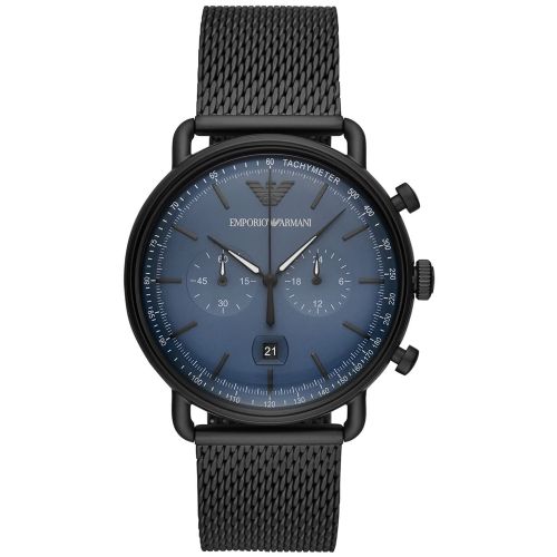 Emporio Armani AR11201 Men's Watch 43 Mm Blue   