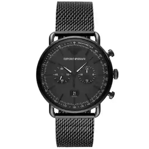 Emporio Armani AR11264 Men's Watch 43 Mm Black