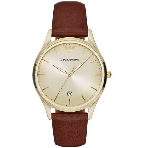 Emporio Armani AR11312 Men's Watch 41 Mm Brown