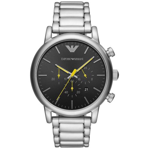 Emporio Armani AR11324 Men's Watch 46 Mm Silver