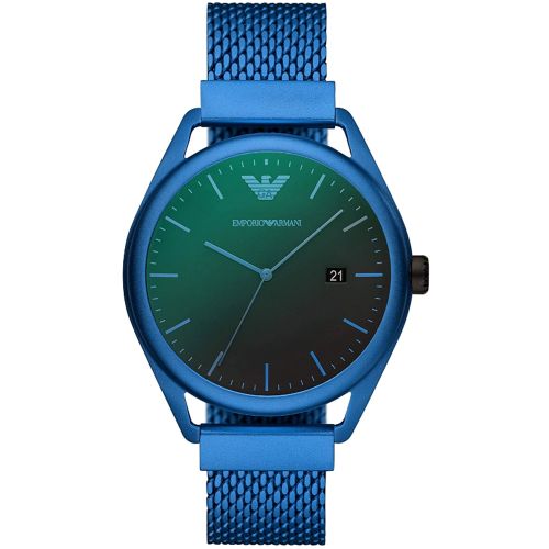 Emporio Armani AR11328 Men's Watch 43 Mm Blue