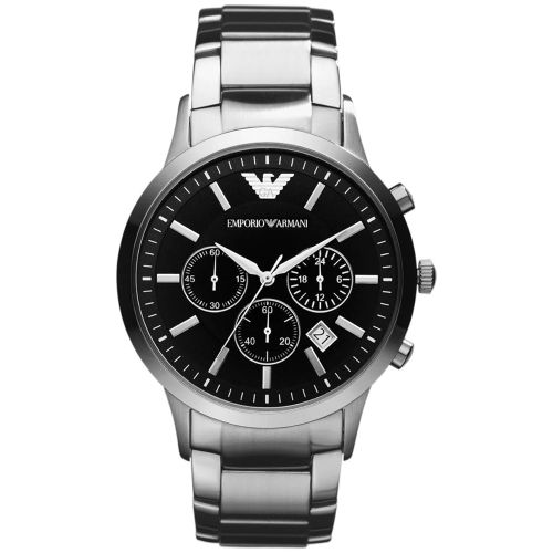 Emporio Armani AR2434 Men's Watch 43 Mm Silver