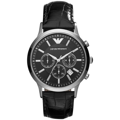 Emporio Armani AR2447 Men's Watch 43 Mm Black