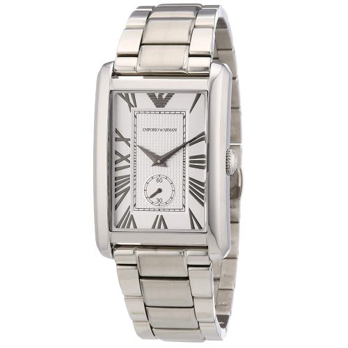 Emporio Armani AR1607 Men's Watch 39 Mm Silver