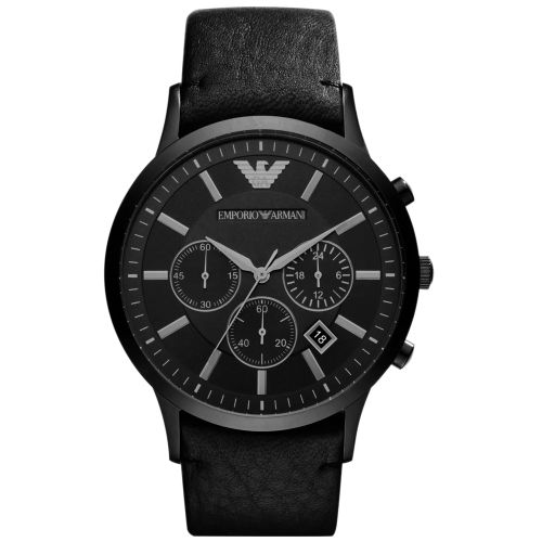 Emporio Armani AR2461 Men's Watch 46 Mm Black