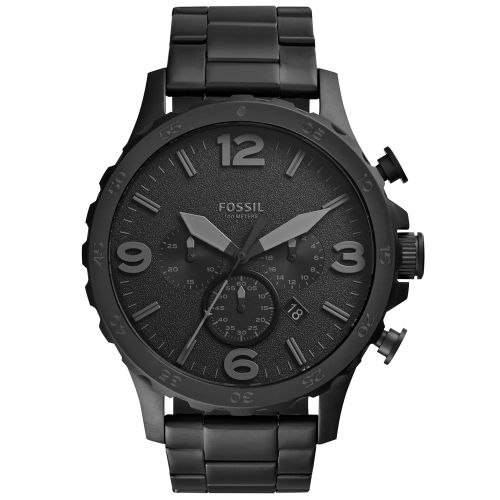 Fossil JR1401 Men’s Watch 50 Mm Black