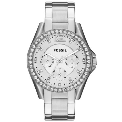 Fossil ES2811 ES3202 Women’s Watch 38 Mm Silver