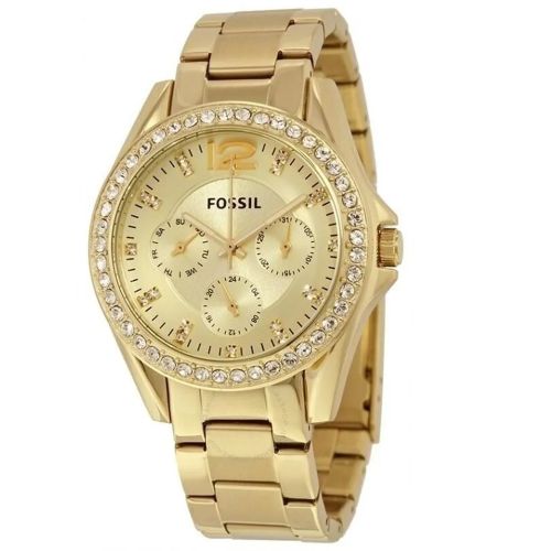 Fossil ES3203 Women's Watch 38 Mm Gold