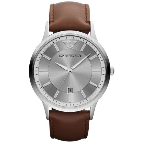 Emporio Armani AR2463 Men's Watch 43 Mm Brown 