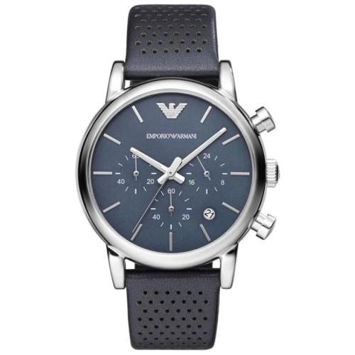 Emporio Armani AR1736 Men's Watch 41 Mm Navy Blue