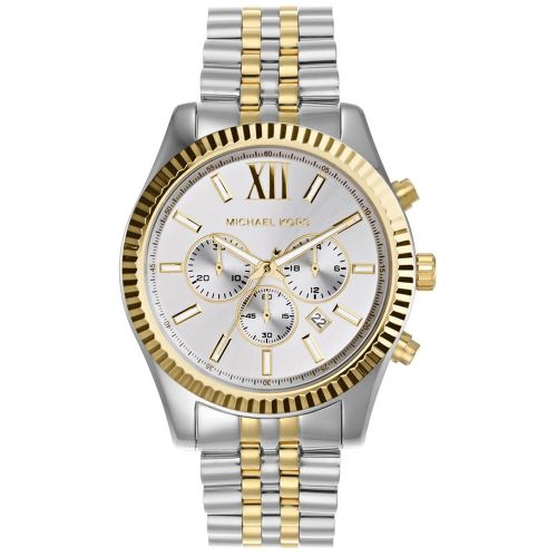 Michael Kors MK8344 Men’s Watch 44 Mm Silver–Gold