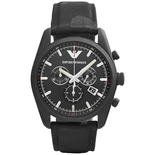 Emporio Armani AR6051 Men's Watch 43 Mm Black