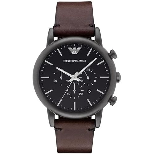 Emporio Armani AR1919 Men's Watch 46 Mm Brown