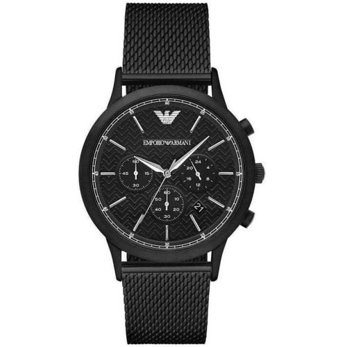 Emporio Armani AR2498 Men's Watch 43 Mm Black