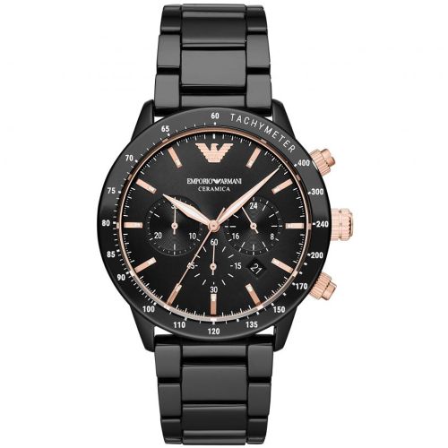 Emporio Armani AR70002 Men's Watch 42 Mm Black