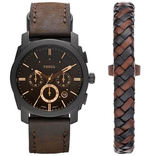 Fossil FS5251SET Men’s Watch 45 Mm Brown