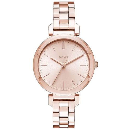 DKNY NY2584 Women’s Watch 34 Mm Rose Gold