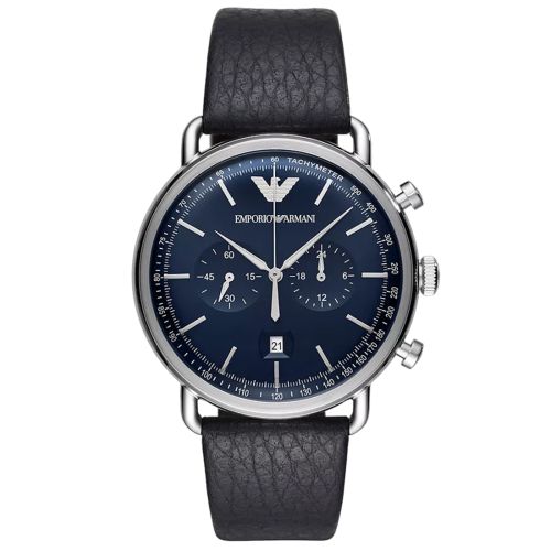 Emporio Armani AR11105 Men's Watch 43 Mm Blue   