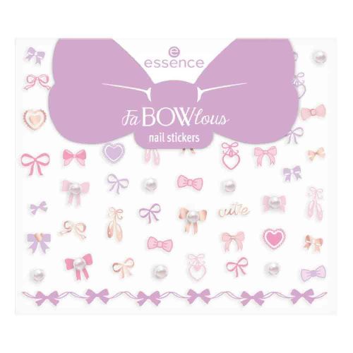 Essence Fabowlous Nail Stickers 01 Ballet of Bows! 61 pcs