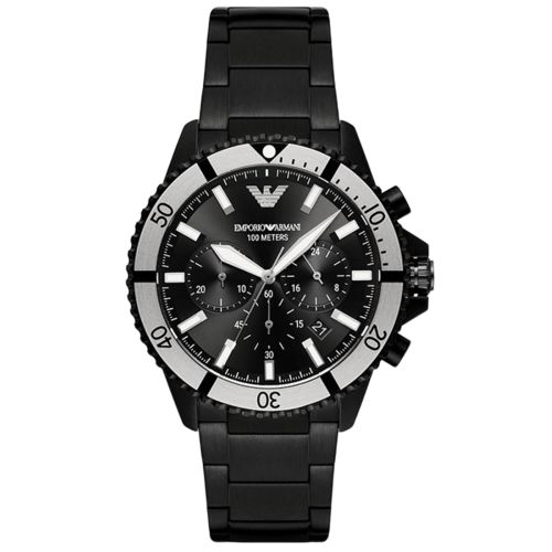 Emporio Armani AR80050 Men's Watch 43 Mm Black