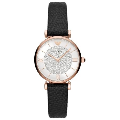 Emporio Armani Gianni T-Bar AR11387 Women's watch 32 Mm Black