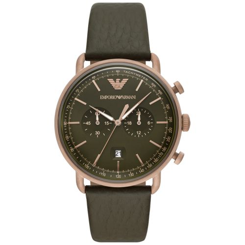 Emporio Armani AR11421 Men's Watch 43 Mm Green