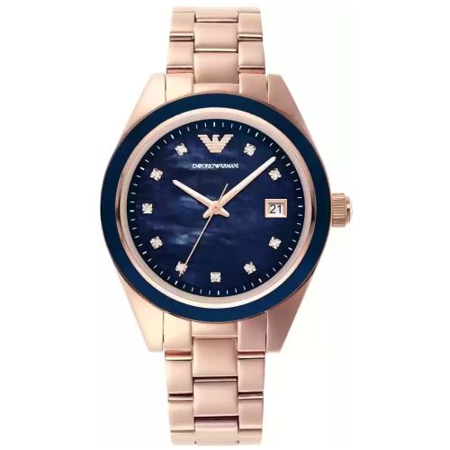 Emporio Armani AR11449 Women’s Watch 36 Mm Rose Gold   