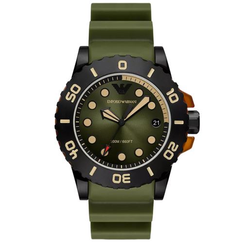 Emporio Armani AR11540 Men's Watch 46 Mm Green