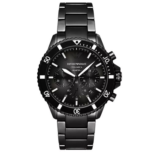 Emporio Armani AR70010 Men's Watch 43 Mm Black