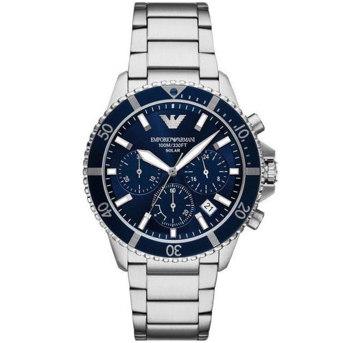 Emporio Armani AR11681 Men’s Watch 43 Mm Silver