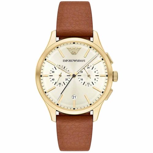 Emporio Armani AR11714 Men's Watch 41 Mm Brown